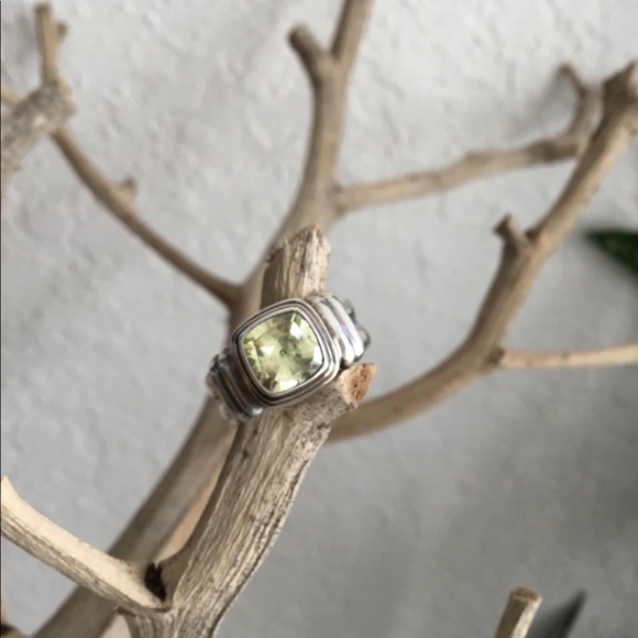 Sterling silver and Citrine ring size 8 - Picture 3 of 6
